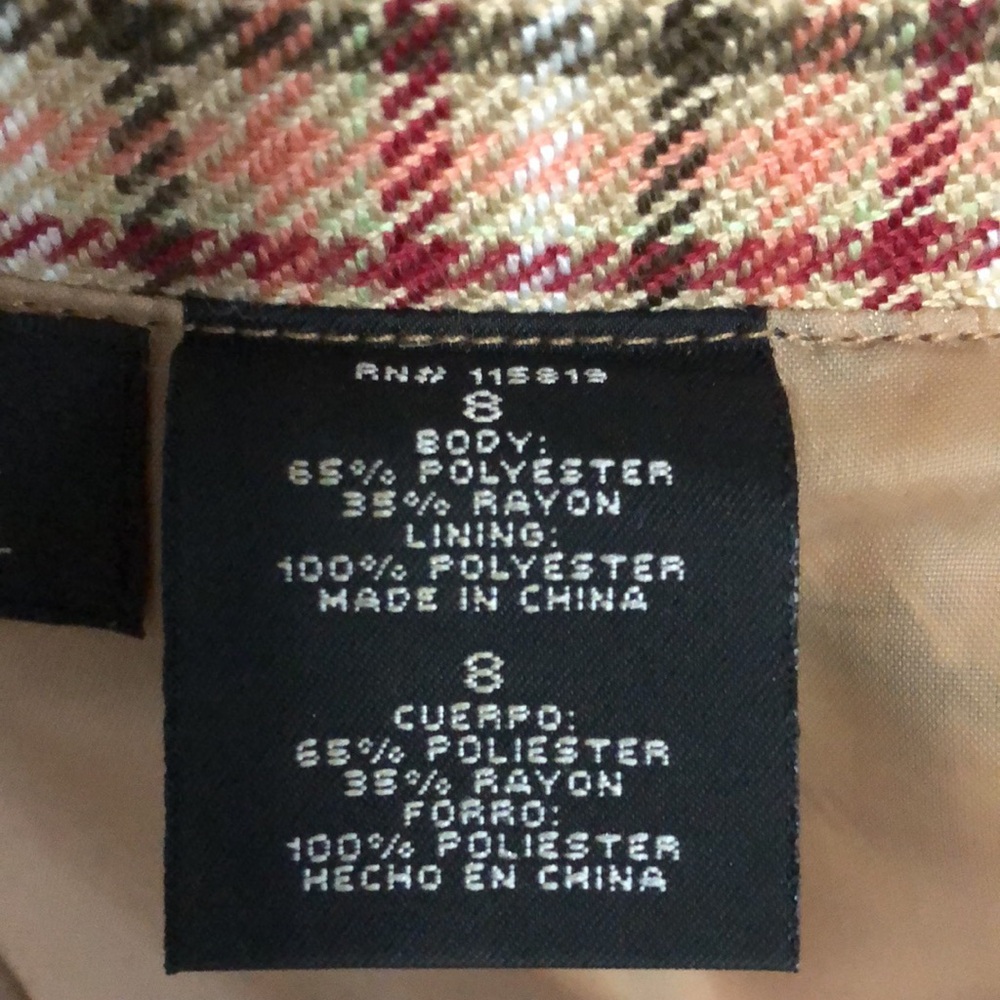 NICOLE MILLER • Beautiful Plaid Double-Breasted Trench Coat - Picture 13 of 16